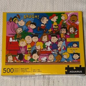 Aquarius Peanuts 500 Piece Jigsaw Puzzle NEW Sealed
